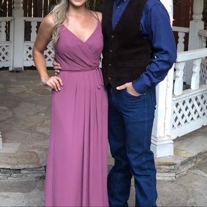 David’s Bridal Dress-Georgette Chianti Size 0